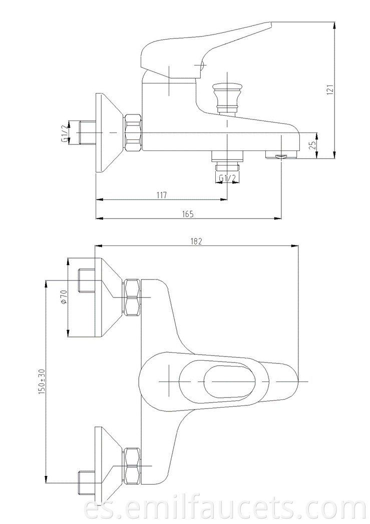 bathtub mixer taps